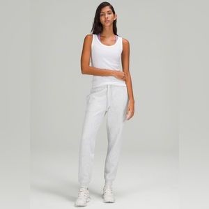 Lululemon scuba high rise Heathered gray joggers